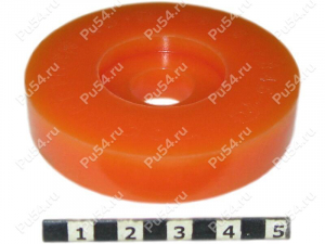 Buje D 65 x d 15 x H 15, Código de product 33-01-846, Poliuretano, PU54/M71/naranja, Imagen №1