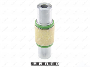 Frontal lower lateral arm silent block, rear suspension (underframe) (pressed-in), Código de product 3-06-6951, Poliuretano, PU54/M80/verde, Imagen №2