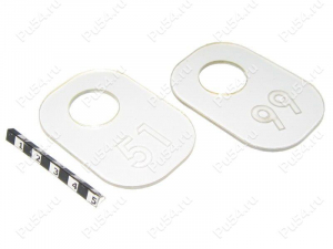 Plastic transparent numbered check set (51 - 99), Código de product 56-20-0092, Poliuretano, Imagen №1