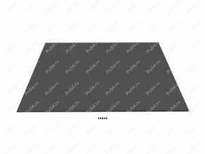Polyurethane sheet, width 1 meter, thickness 10 mm, Código de product 60-01-010, Poliuretano, PW54/K80/черный, Imagen №4