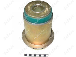 Lower control arm front silent block, front suspension (pressed-in)., Código de product 1-06-14181, Poliuretano, Imagen №1