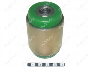 Lower control arm silent block, rear suspension, press-fitted (body), Código de product 16-06-1231, Poliuretano, Imagen №1