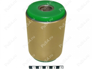 Spring silent block, rear suspension, press-fitted, Código de product 16-06-1361, Poliuretano, Imagen №1