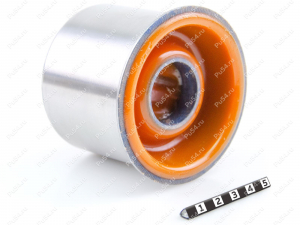 Control arm rear silent block, front suspension (without bracket), Código de product 7-06-2506, Poliuretano, PU54/M71/naranja, Imagen №2