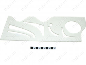 Ruler with graphics functions, Código de product 56-01-044, Poliuretano, Imagen №1