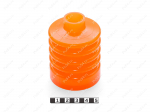 Пыльник D 45 х d 18 х H 70, Código de product 33-05-021, Poliuretano, PU54/M72/оранжевый, Imagen №1
