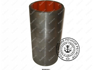 Cojinete lubricado por agua, Código de product 39-01-140, Poliuretano, PU54/K71/naranja oscuro, Imagen №1