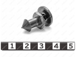 Push-in type clip (with self-tapping screw), Código de product 50-17-439, Poliuretano, Imagen №1