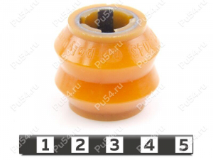 Stabilizer strut silent block, rear suspension, Código de product 24-02-2043, Poliuretano, PU54/M71/naranja, Imagen №1