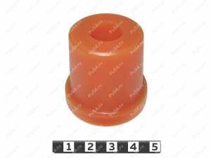 Spring bushing, Código de product 18-10-004, Poliuretano, PU54i/K72/темно-оранжевый, Imagen №2