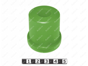 Spring bushing, Código de product 18-10-004, Poliuretano, PU54i/K72/темно-оранжевый, Imagen №1