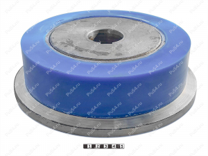 Колесо D 210 x d 155 x H 51 (восстановление), Código de product 333-01-1033, Poliuretano, PU54/M87/синий, Imagen №1