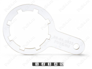 Gas can opener with handle d=67, Código de product 56-01-133, Poliuretano, 4mm transparente, Imagen №1