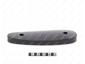 Recoil pad 145*49, 12mm, hole to hole center 91mm, Código de product 42-00-00512, Poliuretano, PU54/M71/negro, Imagen №2