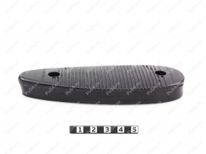 Recoil pad 138*48, 14mm, hole to hole center 91mm, Código de product 42-00-00714, Poliuretano, PU54/M71/negro, Imagen №2