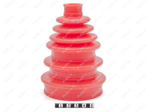 Bota de junta homocinética, Código de product 0-05-026, Poliuretano, PU54/M71/naranja, Imagen №2