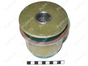 Lower control arm front silent block, rear suspension (pressed-in), Código de product 1-06-18451, Poliuretano, Imagen №1