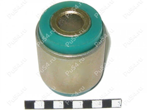 Upper lateral arm (curve) silent block, rear suspension (pressed-in), Código de product 1-06-18481, Poliuretano, Imagen №1
