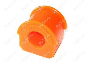 Stabilizer bushing, front suspension (small)., Código de product 17-01-007, Poliuretano, PU54i/K72/темно-оранжевый, Imagen №1