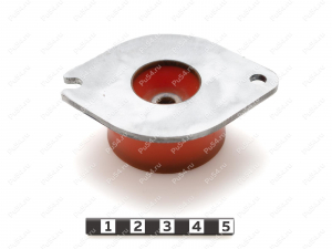 Подушка двигателя снегохода BRP, Código de product 50-12-028, Poliuretano, PU54/M72/оранжевый, Imagen №2