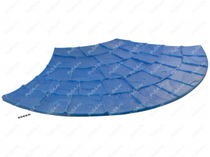 Concrete mould "European fan", Código de product 34-02-008, Poliuretano, PU54/M87/синий, Imagen №1