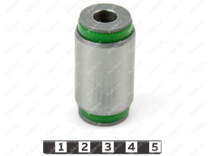 Control arm silent block, front suspension (pressed-in), Código de product 4-06-20321, Poliuretano, PU54/M80/зеленый, Imagen №1