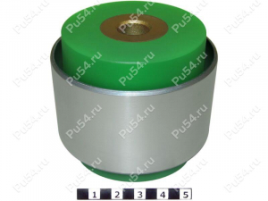 Trailing arm silent block, rear suspension, body,press-fitted, Código de product 24-06-26071, Poliuretano, Imagen №1