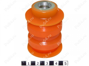 Control arm front silent block, front suspension, Código de product 24-06-2710, Poliuretano, Imagen №1