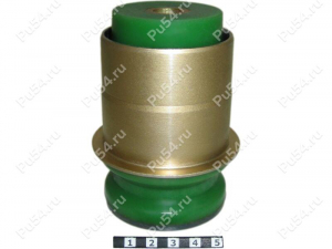 Beam silent block, rear suspension, press-fitted, Código de product 1-06-2006, Poliuretano, Imagen №1