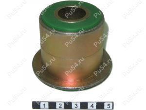 Control arm silent block, front suspension (pressed-in), Código de product 17-06-0051, Poliuretano, PU54/M80/verde, Imagen №1