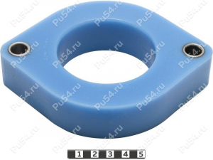 Rear shock absorber strut spacer, 30 mm, Código de product 6-12-0013, Poliuretano, PU54/M87/azul, Imagen №1
