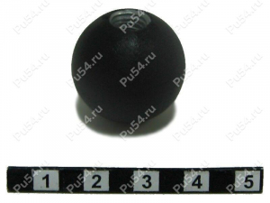 Polyurethan bola, M8 (type 1), Código de product 62-08-025-01, Poliuretano, PU54i/K72/черный, Imagen №1