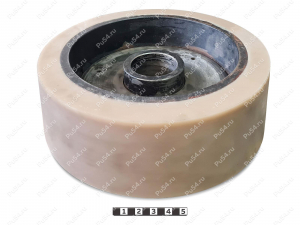 Колесо D 355 x d 295 x H 100 (восстановление), Código de product 333-01-999, Poliuretano, PU54/K92/бежевый, Imagen №1