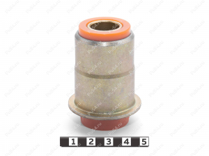 Lower control arm silent block, front suspension., Código de product 17-06-003, Poliuretano, Imagen №1