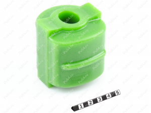 Buje trasero, brazo de suspensión delantero, Código de product 19-08-001, Poliuretano, PU54/M80/зеленый, Imagen №1