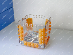 Decorative cube (small), Código de product 56-20-0075, Poliuretano, naranja, Imagen №2