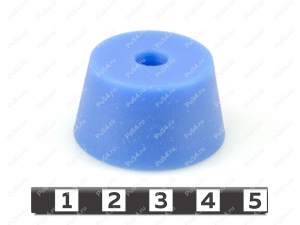 Ножка приборная D 35 x d 28 x h 20, Código de product 33-01-1311, Poliuretano, PU54/M87/синий, Imagen №1