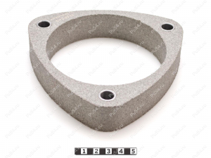 Front shock absorber strut spacer, 30 mm, Código de product 8-12-0213, Poliuretano, Полипропилен со втулками серый, Imagen №3