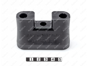 Base de montaje del recipiente (con 36-00-014), Código de product 36-00-010, Poliuretano, PU54/M87/negro, Imagen №1
