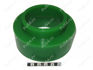 Spring spacer, rear suspension (lift +30 mm), Código de product 24-12-0013, Poliuretano, PW54/K80/светло-зеленый, Imagen №1