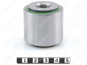 Buje del amortiguador de la suspensión delantera (inferior), varilla transversal de la suspensión trasera, Código de product 1-06-2331, Poliuretano, PU54/M80/verde, Imagen №1