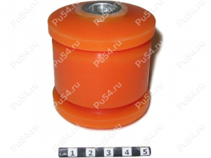 Lower trailing arm silent block, rear suspension, Código de product 1-06-2837, Poliuretano, Imagen №1
