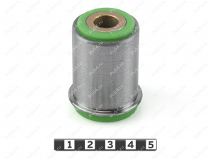 Upper control arm silent block, rear suspension (presed-in)., Código de product 1-06-2551, Poliuretano, PU54/M80/зеленый, Imagen №1
