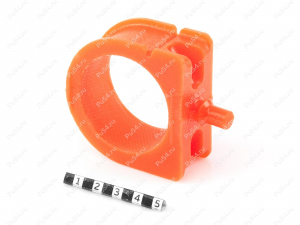 Buje para cremallera de dirección, Código de product 1-12-110, Poliuretano, PU54/M72/оранжевый, Imagen №2