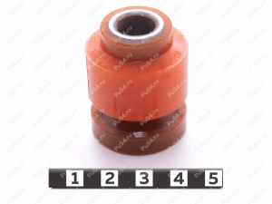 Сайлентблок амортизатора заднего нижнее крепление, Código de product 12-06-3668, Poliuretano, PU54/M72/оранжевый, Imagen №1