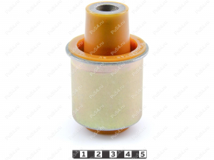 Lower control arm rear silent block, rear suspension., Código de product 1-06-242, Poliuretano, Imagen №1