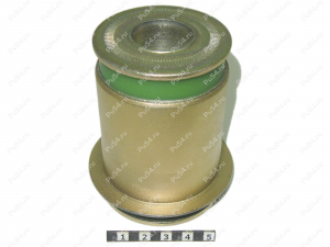 Lower control arm front silent block, front suspension (pressed-in)., Código de product 1-06-2611, Poliuretano, Imagen №3