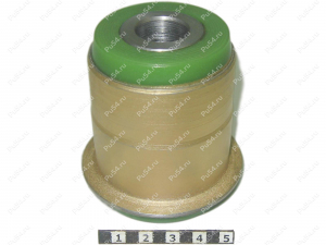 Lower control arm silent block, front suspension (pressed-in), Código de product 12-06-1081, Poliuretano, Imagen №1