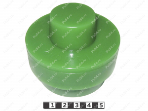 Spring spacer, rear suspension (lift +25 mm), Código de product 2-12-1042, Poliuretano, PU54/M80/зеленый, Imagen №1
