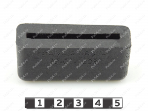 Накладка (ножка) 22-20/25/61,5, Código de product 33-01-1308, Poliuretano, PU54/M87/черный, Imagen №3